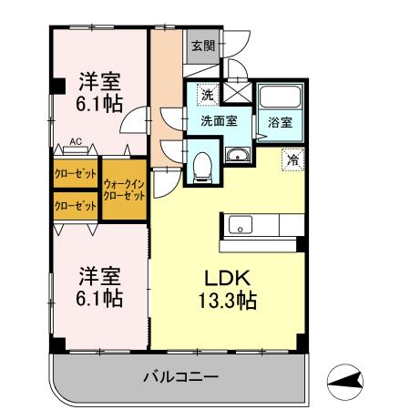 サンモール スクエア（301） 間取り図画像