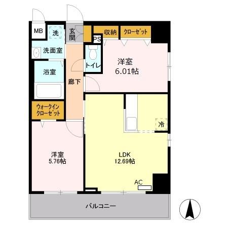 A8（404） 間取り図画像