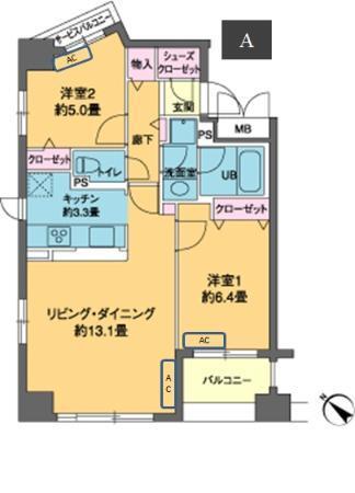 カスタリア茅場町（0301） 間取り図画像