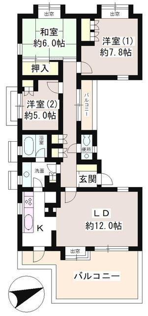  間取り図写真