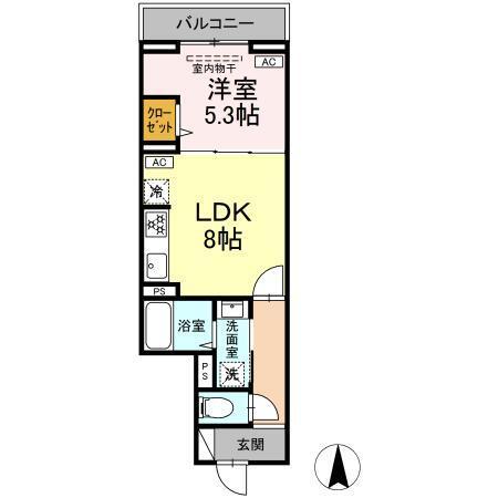 セレスティア早宮（203） 間取り図画像