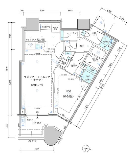  間取り図写真