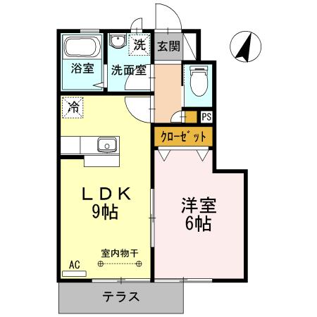 久が原　アン ドゥ トロワ（102） 間取り図画像