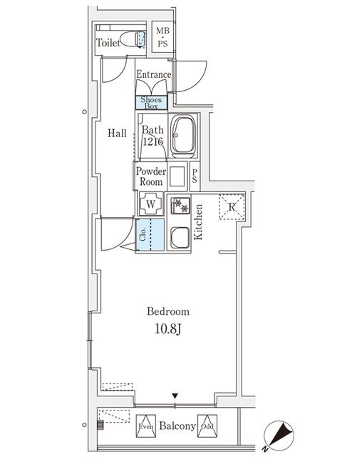 ロイジェント銀座（902） 間取り図画像