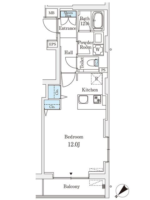 ロイジェント銀座（601） 間取り図画像