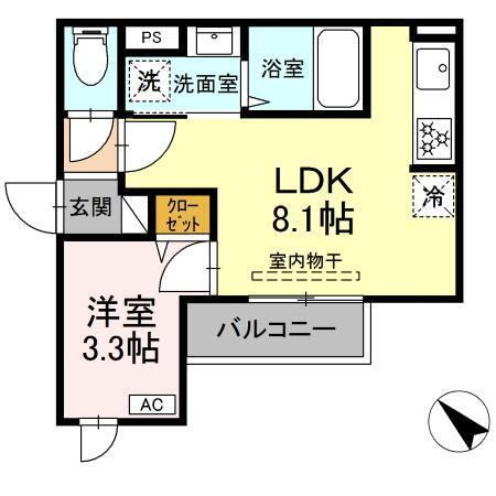 セレスティア古千谷本町（205） 間取り図画像