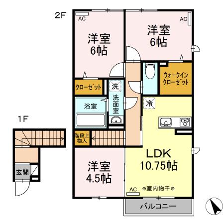 プランドール（202） 間取り図画像