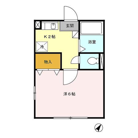 小石川ハイツ（205） 間取り図画像
