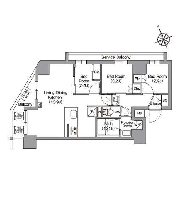  間取り図写真
