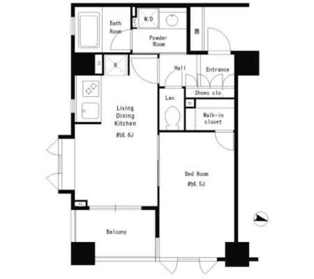 パークキューブ本郷（504） 間取り図画像