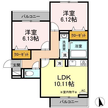 ル　シエル（206） 間取り図画像