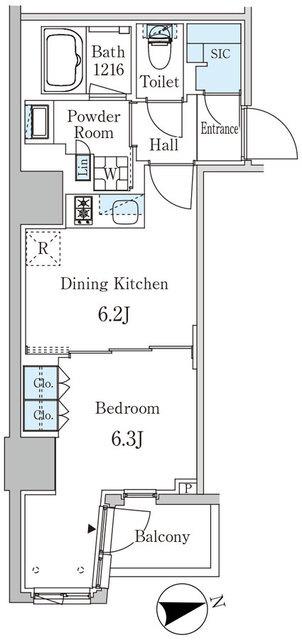 ザ・ライオンズフォーシア外神田（704） 間取り図画像