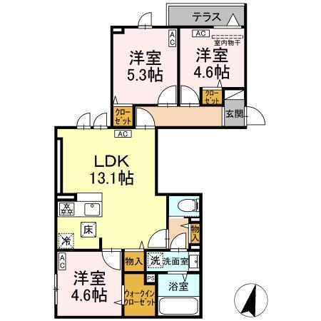  間取り図写真
