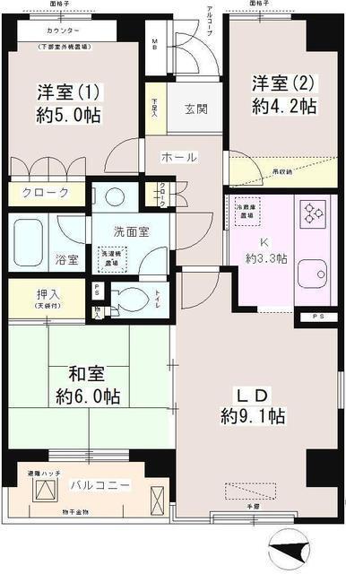  間取り図写真