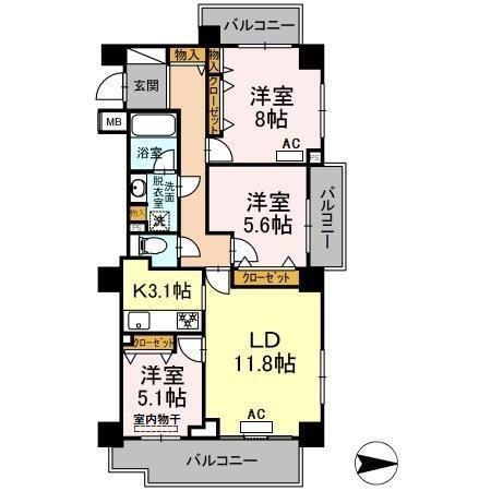  間取り図写真