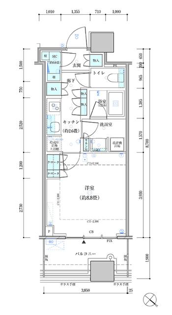  間取り図写真