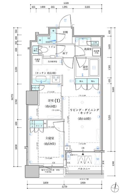 間取り図写真
