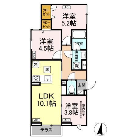  間取り図写真