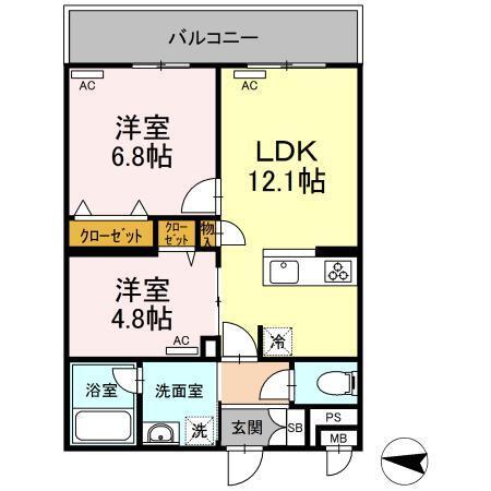 Cozy Court 大泉学園（303） 間取り図画像