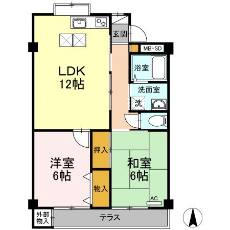  間取り図写真