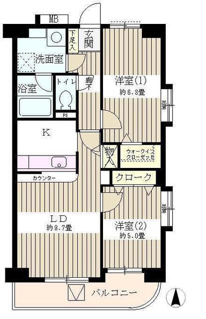  間取り図写真