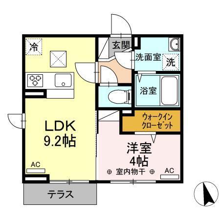 ドルチェ山手（E） 間取り図画像