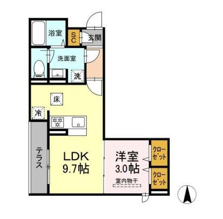  間取り図写真