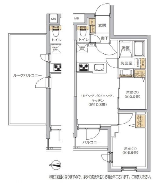  間取り図写真