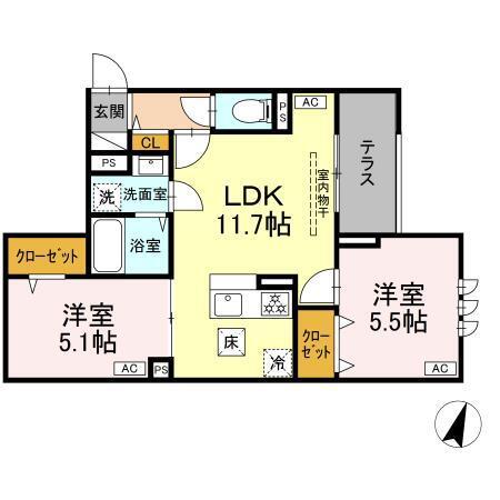  間取り図写真