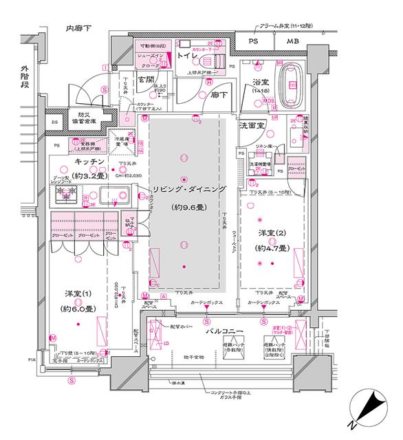  間取り図写真