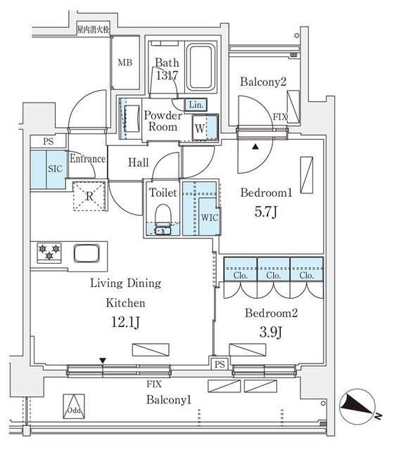  間取り図写真