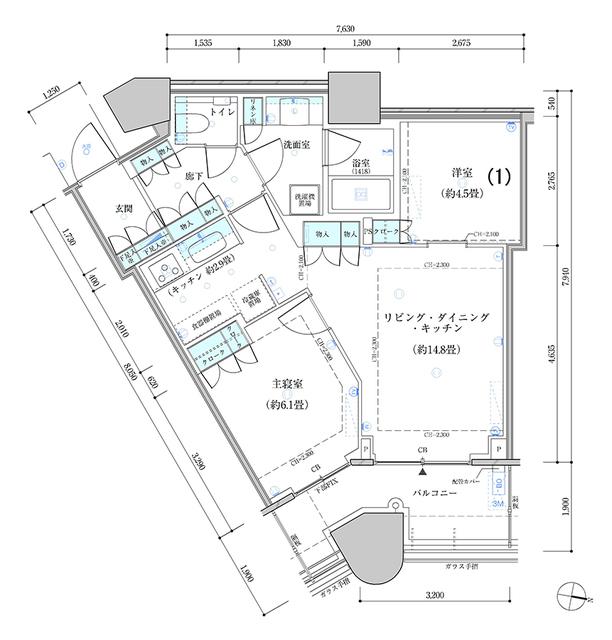  間取り図写真