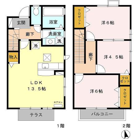 アプリコット（A） 間取り図画像
