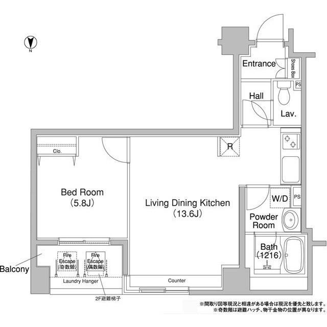  間取り図写真