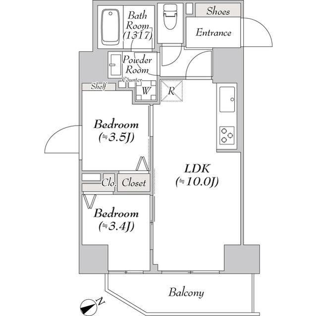  間取り図写真