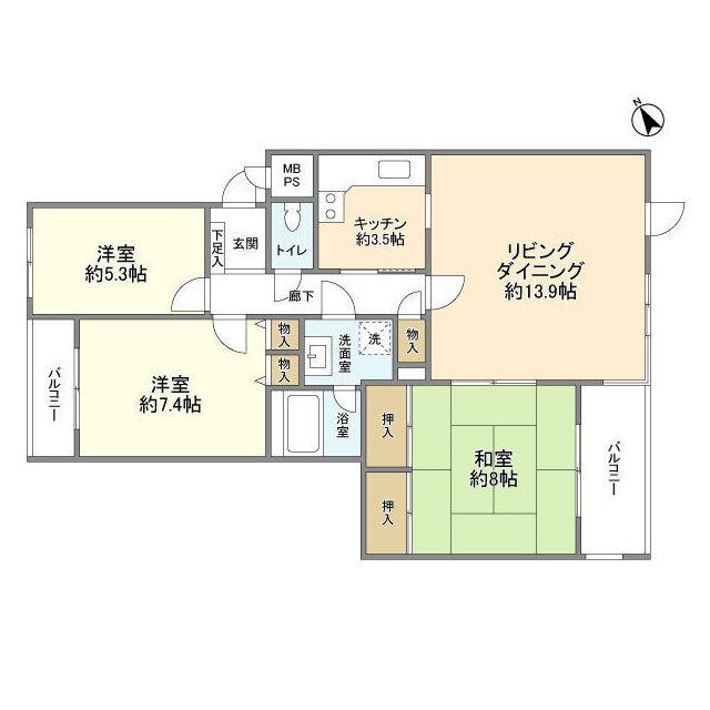  間取り図写真