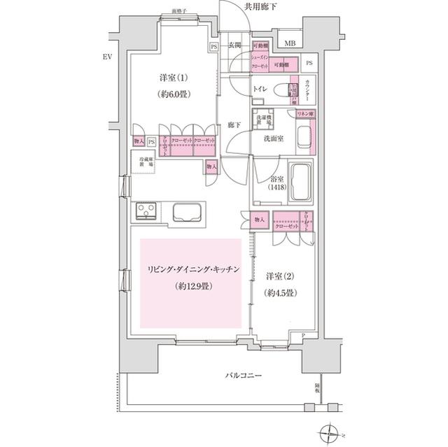  間取り図写真