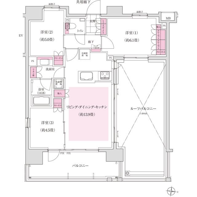  間取り図写真