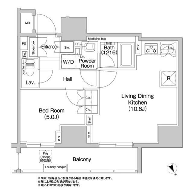  間取り図写真
