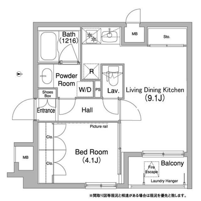  間取り図写真