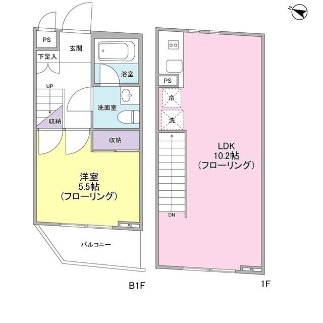 シルバラード広尾（101） 間取り図画像