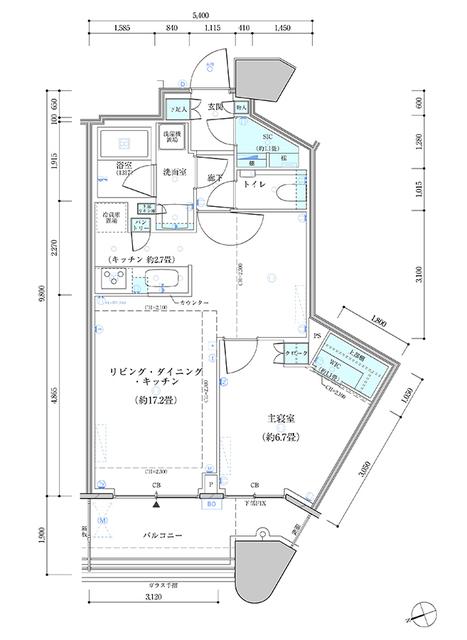  間取り図写真