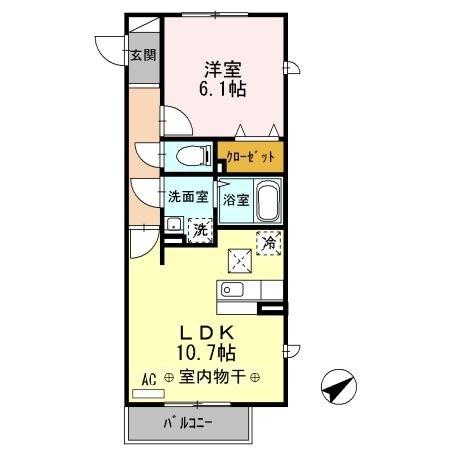シュテルンビルト-A、-B（A103） 間取り図画像