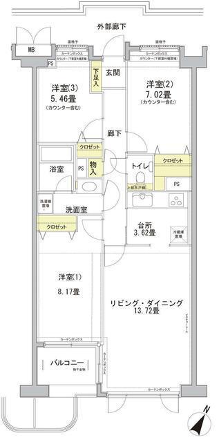  間取り図写真