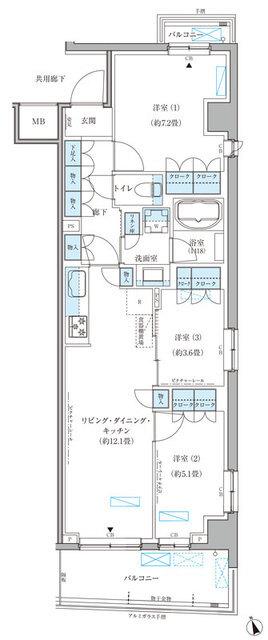  間取り図写真