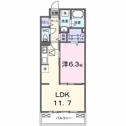 ベル　ブライト（102） 間取り図画像
