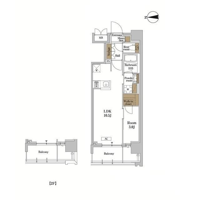 ＲＪＲプレシア蒲田（209） 間取り図画像