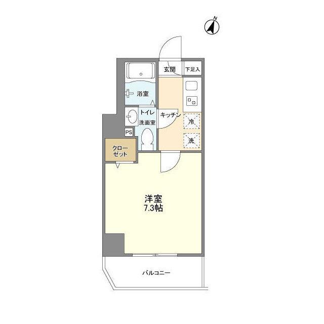 アルファコート西川口２６（801） 間取り図画像