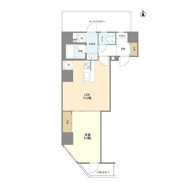 シェフルール新御徒町Ⅰ（0602） 間取り図画像