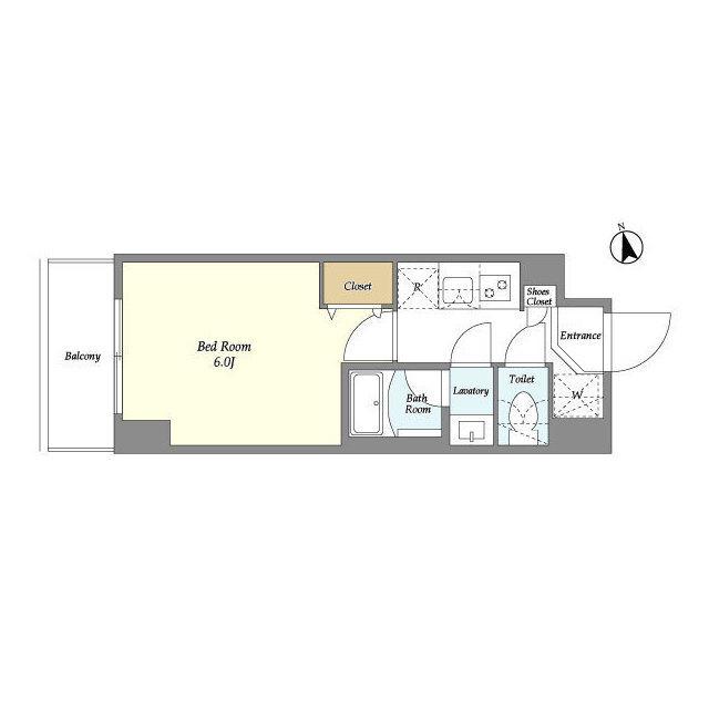 Ａｕｇｕｓｔａ　Ｒｅｓｉｄｅｎｃｅ大森（402） 間取り図画像